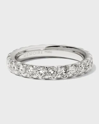 Pt Diamond Band Size 6.5