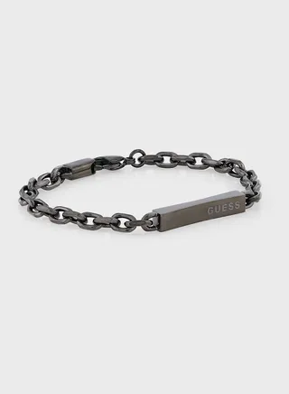 Juxb03000Jwgms Logo Plate Bracelet