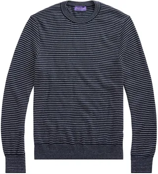 Purple Label Striped Cashmere Pullover