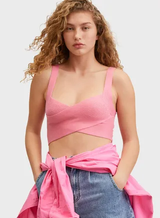 Knitted Crop Top 