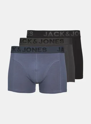 Pack of 3 - Logo Detail Elastic Waistband Trunks