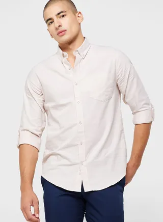 Long Sleeve Oxford Shirt 