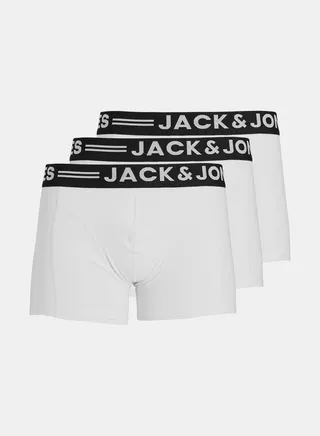 Pack of 3 - Logo Detail Elastic Waistband Trunks
