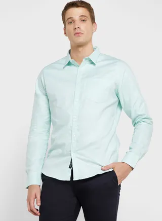 Classic Slim Fit Pure Cotton Casual Shirt 