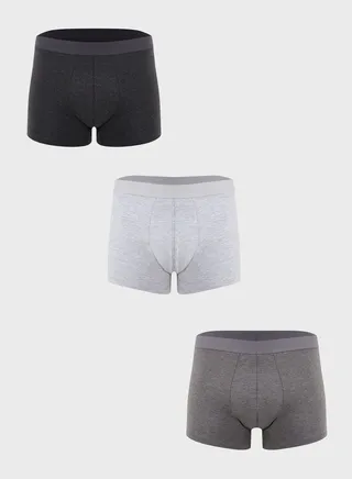 3 Pack Assorted Trunks 