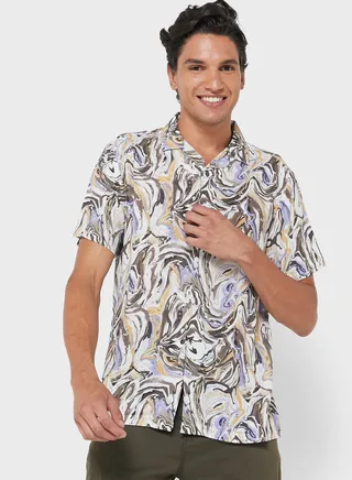 Isla Marble Regular Fit Shirt 