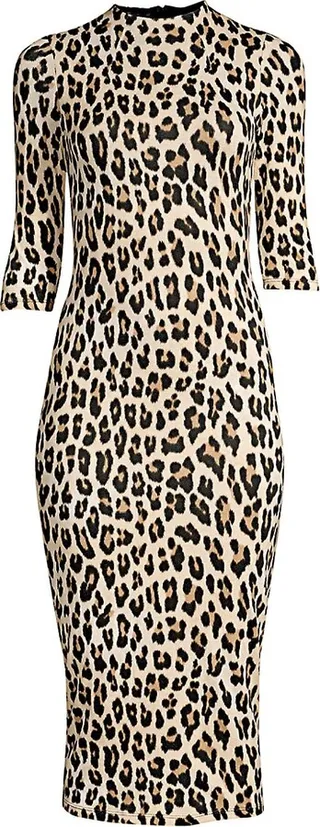 Delora Leopard Bodycon Dress