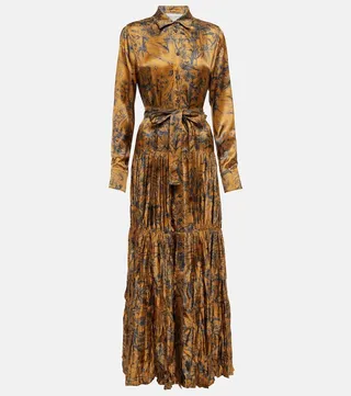 Journey printed maxi dress