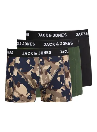 Pack of 3 - Printed & Plain Trunks 