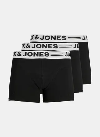 Pack of 3 - Logo Detail Elastic Waistband Trunks 