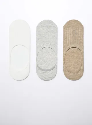 3 Pack No Show Socks 