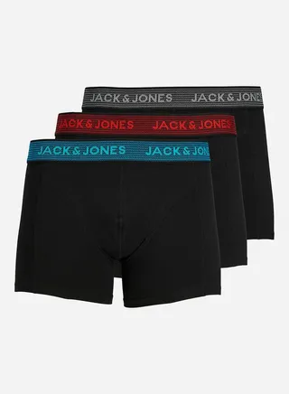 Pack of 3 Logo Waistband Trunks 