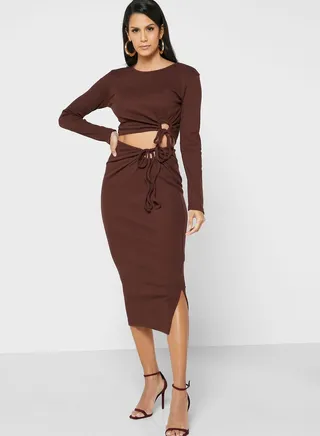 High Waist Bodycon Skirt 