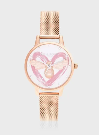OB16FB01 Lucky Bee Analog Watch