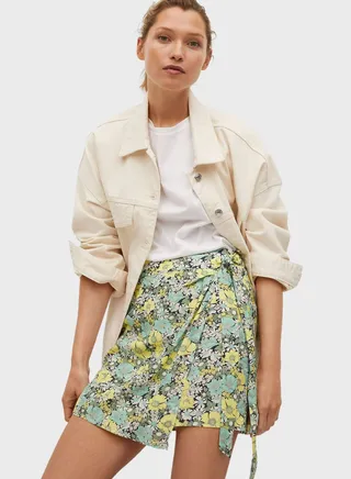 Wrap High Waist Skirt 