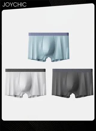 3 Pack Men's Disposable Underwear Pure Cotton Skin-friendly and Breathable Boxer Briefs Travel Washable Shorts 