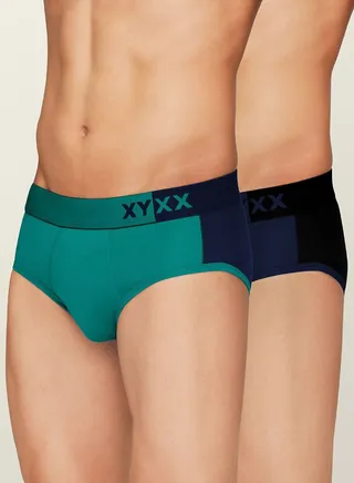 Pack of 2 - Colorblock Modal Briefs 