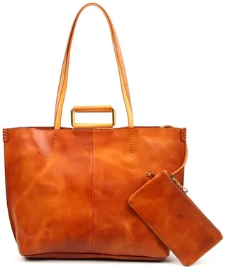 High Hill Leather Tote Bag & Pouch
