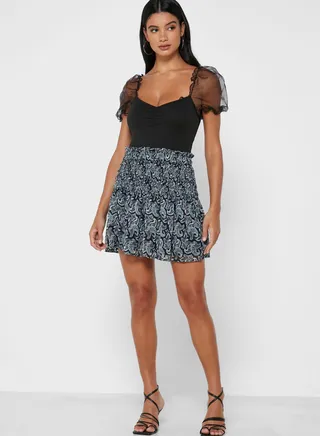 High Waist Mini Skirt 
