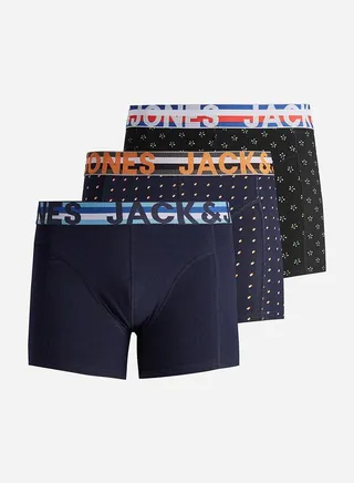 Pack of 3 - Waistband Logo Detail Trunks 