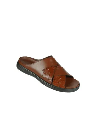 Barjeel Uno Mens Arabic Sandals 2339 Tan 