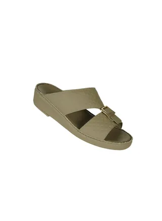 008-3380 Barjeel Uno Men Arabic Sandals VTS 22 Beige 