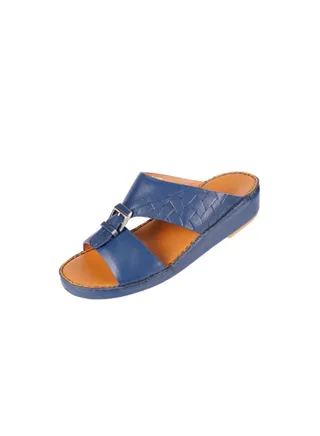 008-3508 Barjeel Mens Arabic Sandals  BSP1-04 Navy 