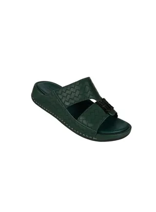 008-3476 Barjeel Mens Casual Sandals 2368-1 Green 