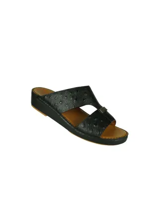 Barjeel Uno Mens Arabic Sandals SP1-88 Black 