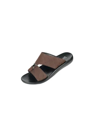 008-3548 Barjeel Mens Arabic Sandals 63071 Brown 
