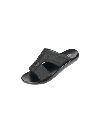 008-3562 Barjeel Mens Arabic Sandals 63102 Black 