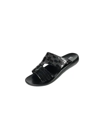 008-3555 Barjeel Mens Arabic Sandals 63092 Black 