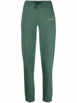 Embroidered-Logo Track Pants