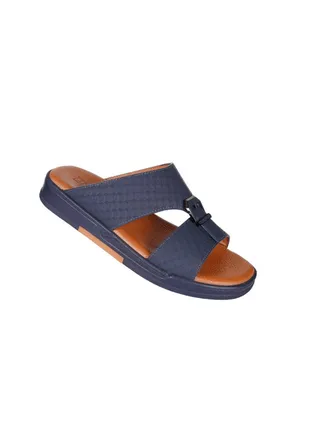 008-3387 Barjeel Uno Men Arabic Sandals BJM 11 Navy 