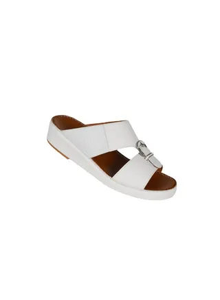 008-3371 Barjeel Uno Men Arabic Sandals MSP 1 White 