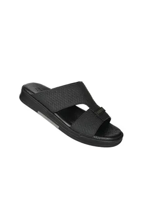 008-3388 Barjeel Uno Men Arabic Sandals BJM 01 Black 