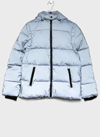 Anorak High Neck Jacket Grey 