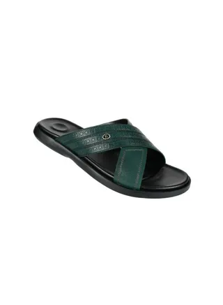 008-3492 Barjeel Mens Casual Sandals 8096-11 Green 
