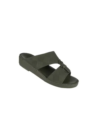 Barjeel Uno Mens Arabic Sandals BSP1-59 Olive 