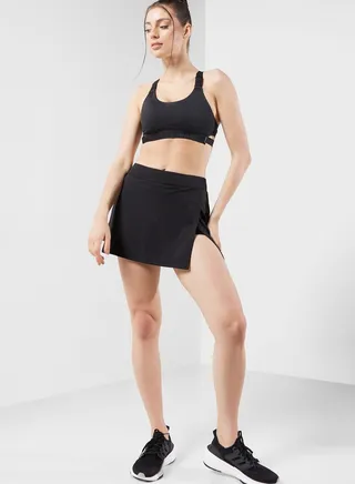 Side Slit High Waist Skirts 