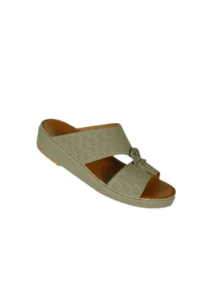 008-3374 Barjeel Uno Men Arabic Sandals VTS 15 Beige 