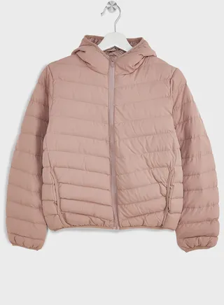 Girls Padded Hooded Jacket 