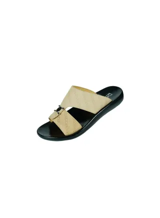 008-3549 Barjeel Mens Arabic Sandals 63071 Beige 