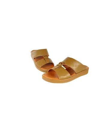 Barjeel Uno Mens Elegant Arabic Sandals Beige 40 