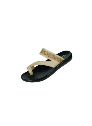 008-3570 Barjeel Mens FInger grip Sandals 63014 Beige 