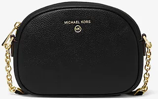 Jet Set Charm Small Pebbled Leather Crossbody Bag