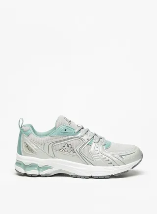 Women's Textured Sports Shoes with Lace-Up Closure