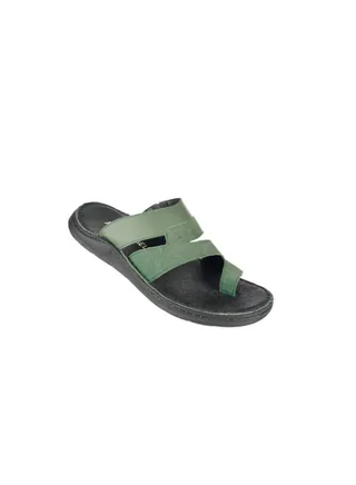 071-2063 Josef Seibel Mens FInger grip Sandals 27146 Green 