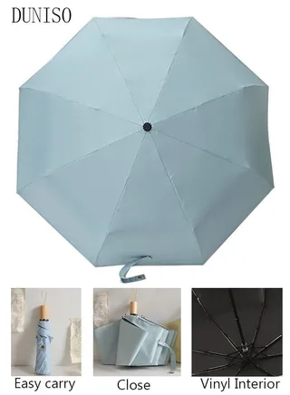 Windproof Folding Travel Umbrella Anti-UV Sun And Rain Umbrellas Compact Portable For Women and Men 