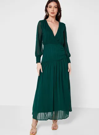 Ruched Waist Detail Dress